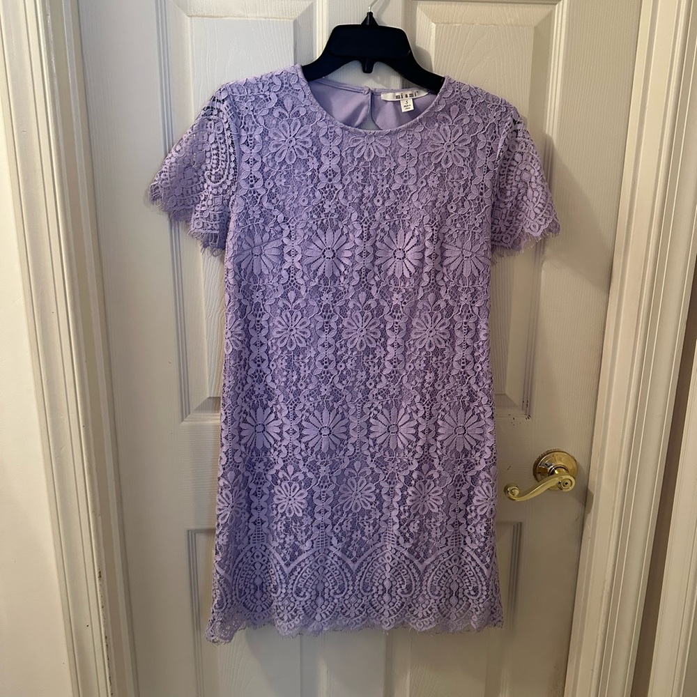 Purple Lace Mini Dress from Francesca’s. Size Small